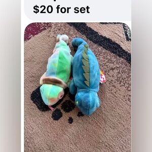 Rare Ty Beanie baby set